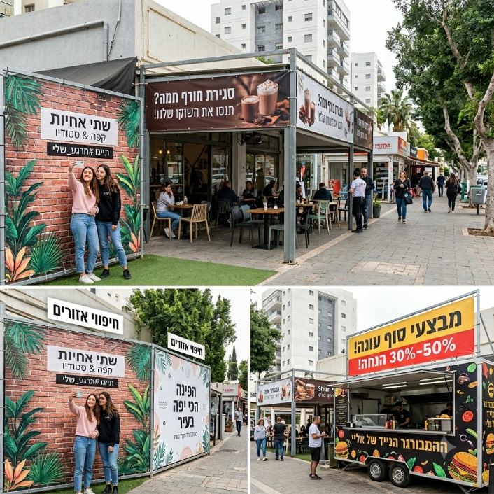שמשונית לעסקים קטנים - אור סריקה